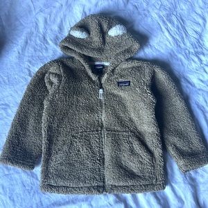 Patagonia Furry Friends Hoodie in size 4T